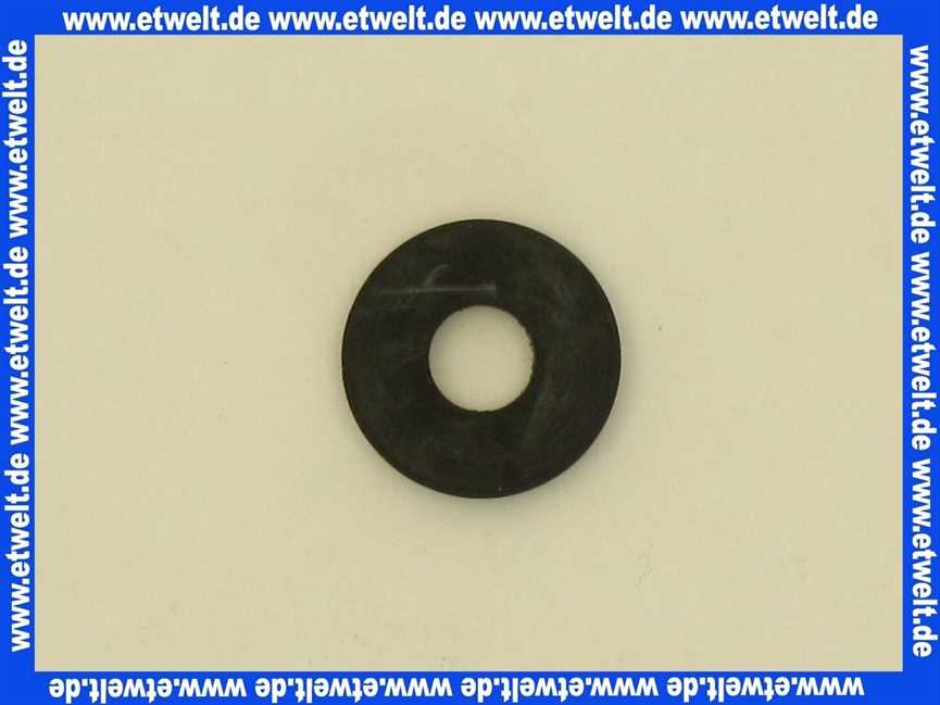 Dichtungsring 15,4x5,7x3mm, Gummi, EPDM für Trinkwasser zertifiziert nach KTW-BWGL, EN 681-1, 70°Sh.A, o.Einlage, schwarz