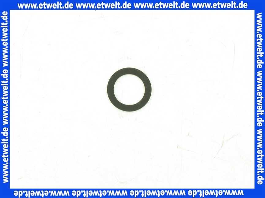 Dichtungsring 33x23x2 mm, Gummi, EPDM für Trinkwasser zertifiziert nach KTW-BWGL, EN 681-1, 70°Sh.A, o.Einlage, schwarz
