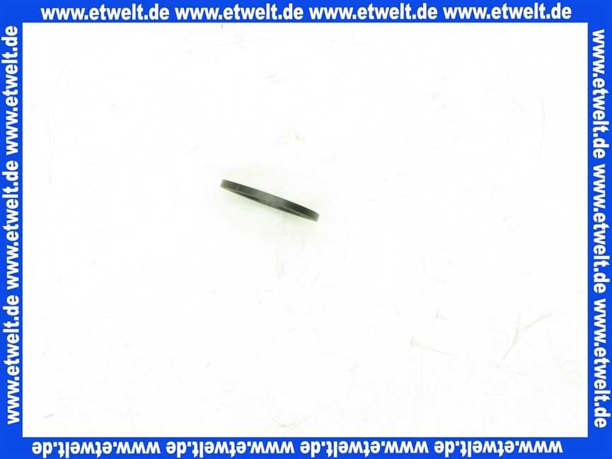 Dichtungsring 33x23x2 mm, Gummi, EPDM für Trinkwasser zertifiziert nach KTW-BWGL, EN 681-1, 70°Sh.A, o.Einlage, schwarz