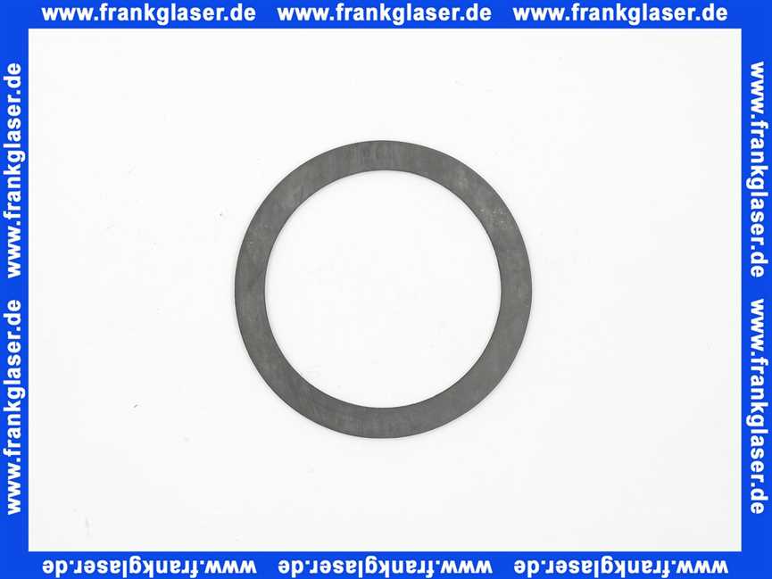 Dichtungsring 78x62x2 mm, Gummi, EPDM für Trinkwasser zertifiziert nach KTW-BWGL, EN 681-1, 70°Sh.A, o.Einlage, schwarz