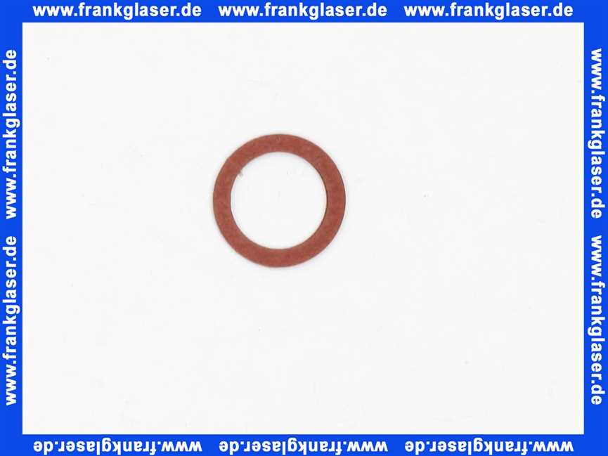 Dichtungsring 18x13x1,5 mm, Fiber, rot