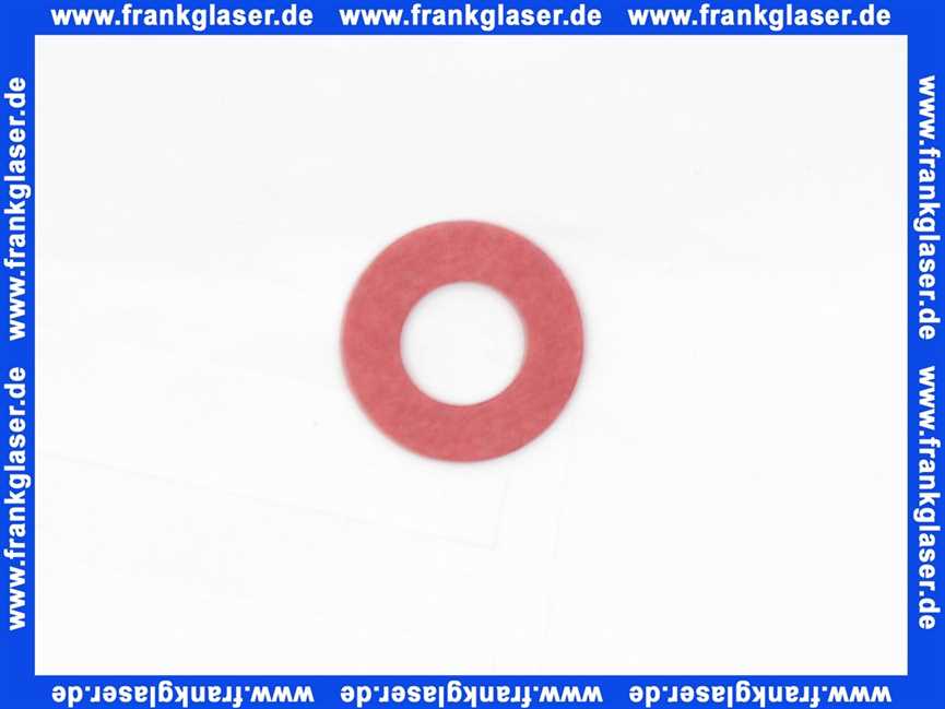 Dichtungsring 24x12x1,5 mm, Fiber, rot