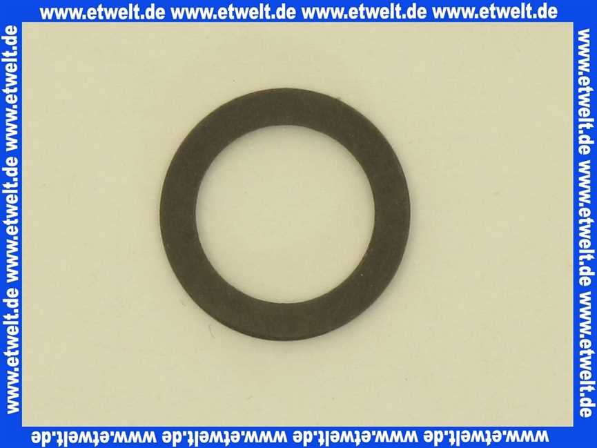 Dichtungsring 21,5x15,5x2 mm, Gummi, NBR für Gas, DIN-DVGW, 80°Sh.A, o.Einlage, schwarz