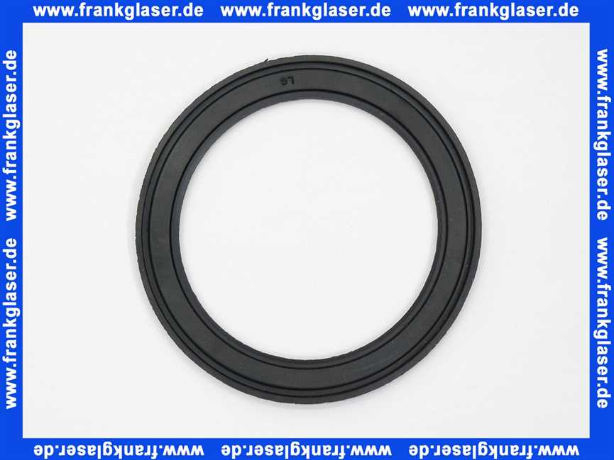 318314 Viega Dichtung 6956.1-182 in 114x86x5,5mm Gummi schwarz