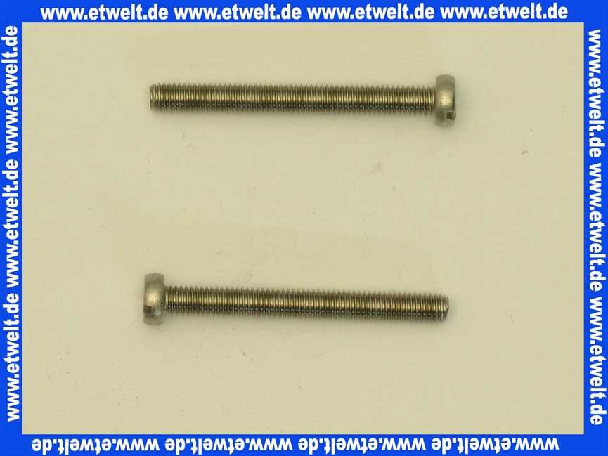 324476 Viega Baugruppe Zubehör Schraubenset zur Befestigung des Gehäuseoberteils 6956.1-90C in M5 Chromnickelstahl für Baureihe 1997 - 2001