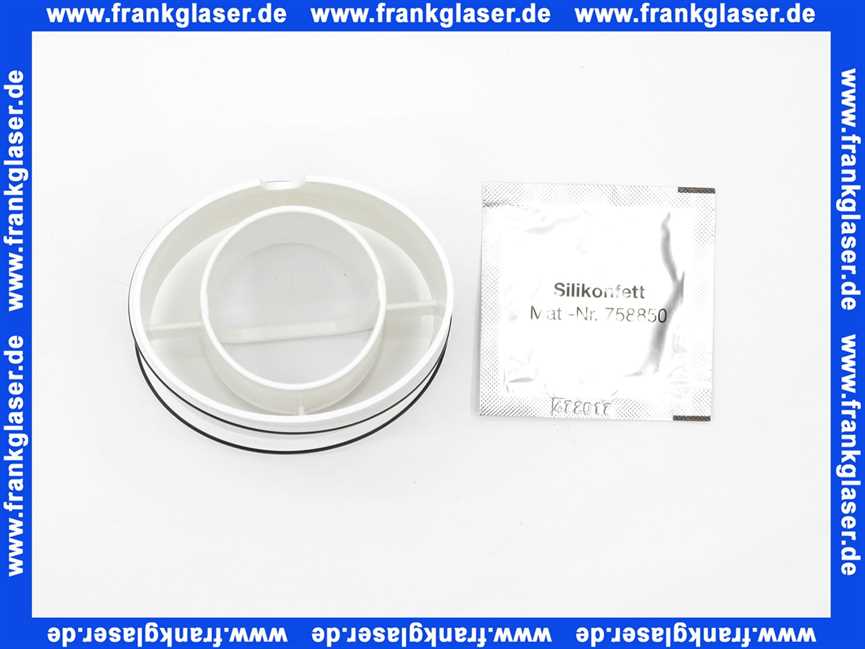 450229 Viega Baugruppe Tauchrohr für Brausetassenablauf Sifon 65.7 Kunststoff weiss für Duschablauf Tempoplex ab Baureihe 2001