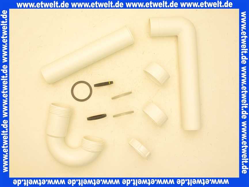 105716 Viega Röhrengeruchsverschluss für Spüle in Kunststoff Ablauf waagerecht