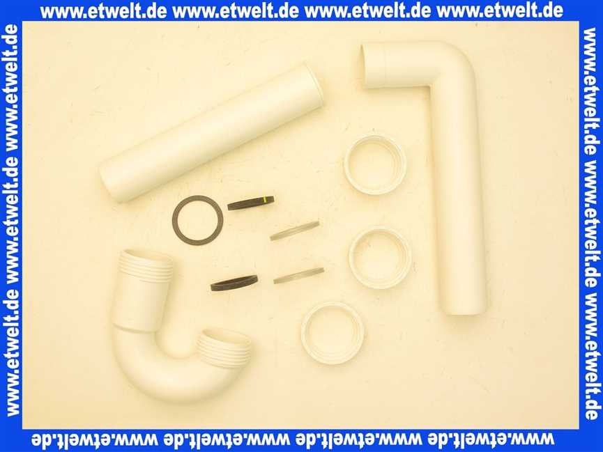 105716 Viega Röhrengeruchsverschluss für Spüle in Kunststoff Ablauf waagerecht