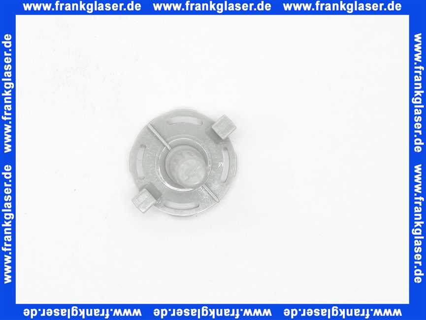 108656 Viega Achse Adapter Stange Kunststoff Länge 51.5mm grau für Drehrosette Messing zu Multiplex (ältere Ausführung)
