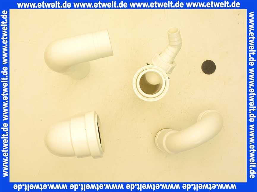 109400 Viega Röhrengeruchverschluss für Spüle, Kunststoff, Ablaufbogen 90°, Abwaserschlauchanschlauchanschluss, 1 1/2 Zoll, Durchmesser 50, Modell 7985.70