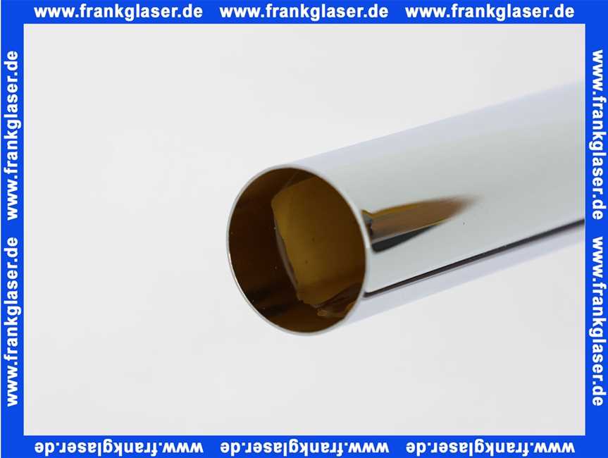 110710 Viega Ablaufrohr 90° für Flaschengeruchverschluss, Messing verchromt, ohne Bördelrand, Durchmesser 32, L1 250, L2 580, Modell 5792-111