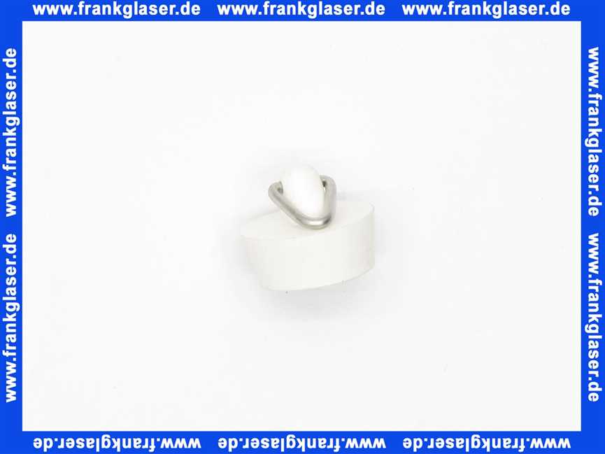 114480 Viega Ventilstopfen 9933 in 23,5mm Kunststoff weiss