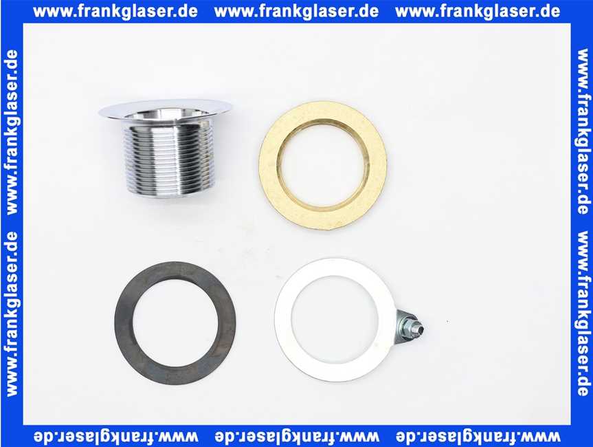 116910 Viega Ventilunterteil, Messing verchromt, für Gummikonus & Kunststoffkonus, Modell 45-667, 1 1/2 Zoll, LS 40, Durchmesser 70