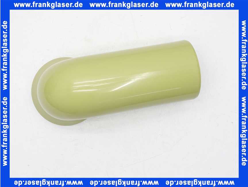123758 Viega Anschlussbogen 90° für WC, Kunststoff, Lippendichtung, Durchmesser 100, Modell 3811, moosgrün