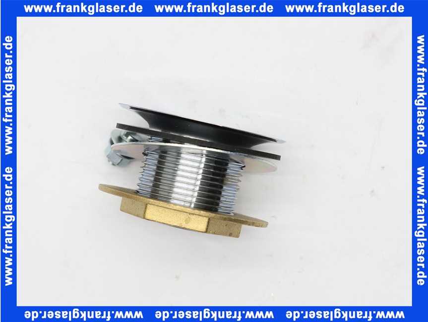 132095 Viega Ventilunterteil, Messing verchromt, für Gummikonus & Kunststoffkonus, Modell 45-667, 1 1/4 Zoll, LS 40, Durchmesser 70