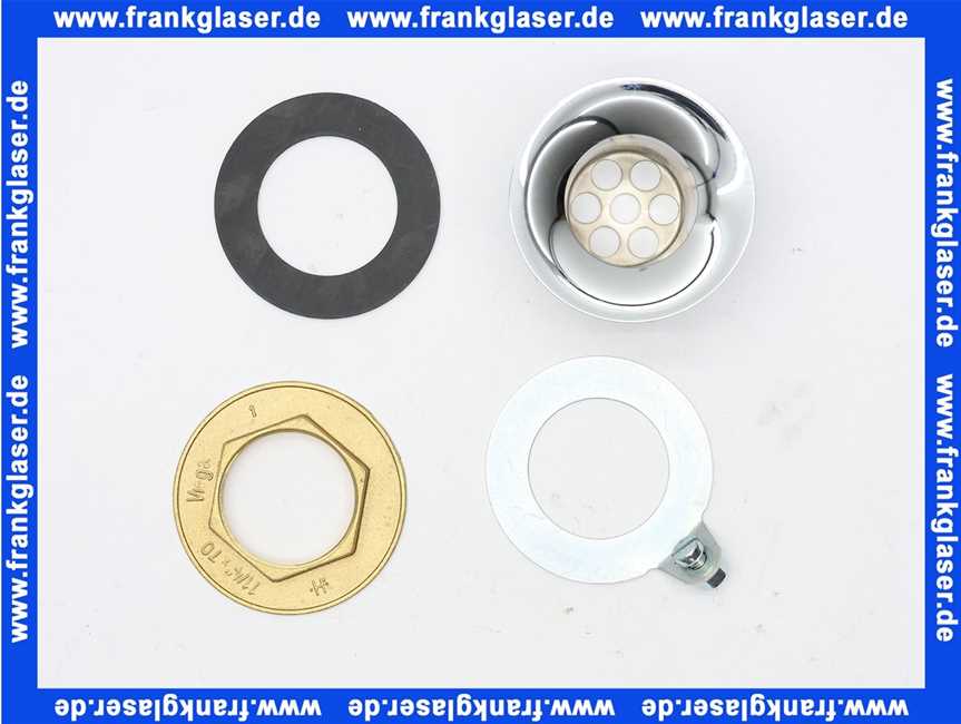 132095 Viega Ventilunterteil, Messing verchromt, für Gummikonus & Kunststoffkonus, Modell 45-667, 1 1/4 Zoll, LS 40, Durchmesser 70