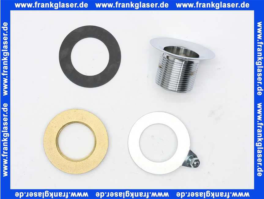 132095 Viega Ventilunterteil, Messing verchromt, für Gummikonus & Kunststoffkonus, Modell 45-667, 1 1/4 Zoll, LS 40, Durchmesser 70