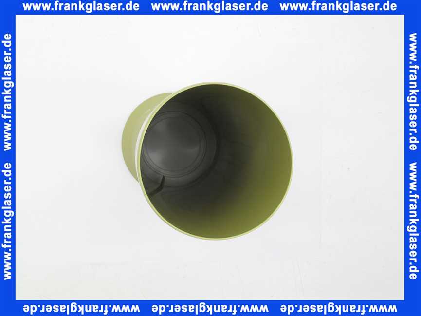 133955 Viega Kunststoff-WC-Anschlußstutzen 110 x 400 Moosgrün