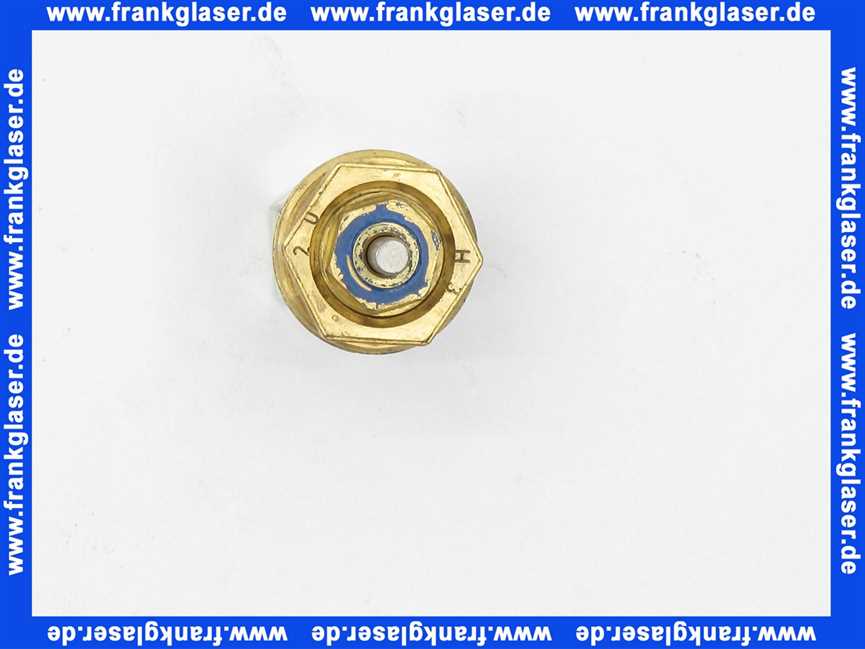 134518 Viega Thermostatoberteil SW19 messing/ blank