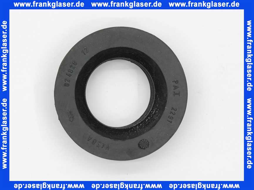 138714 Viega Lippendichtung 50 Gummi schwarz für Absaugeformstück