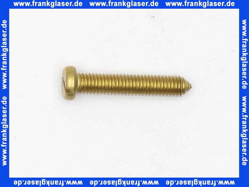 140373 Viega Schraube 6151-593 in M5 x 25mm Messing