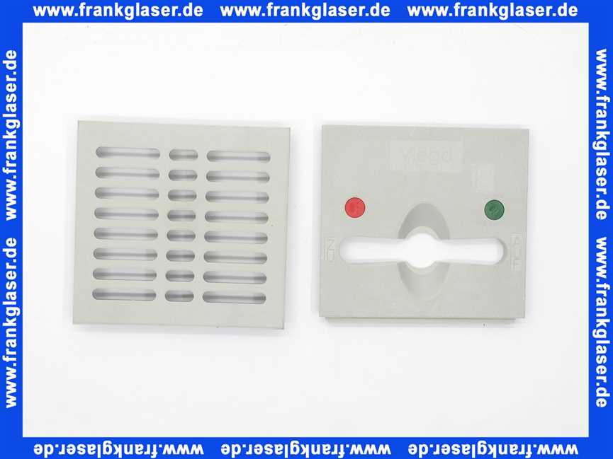 154493 Viega Ausstattungsset Rost und Abdeckungsplatte fuer Optifix 3 Kellerablauf