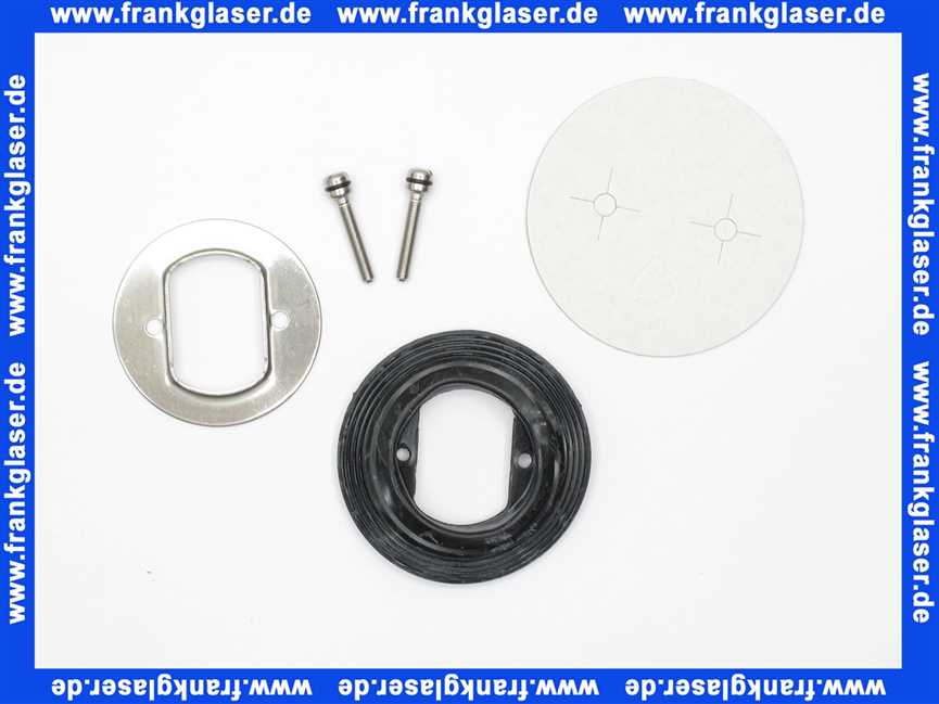 232405 Viega Zubehörsatz für 52mm Ablauf 70xM5x30 Chromnickelstahl