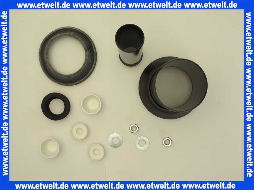 308414 Viega Anschlussgarnitur DN 90 x 180mm für WC