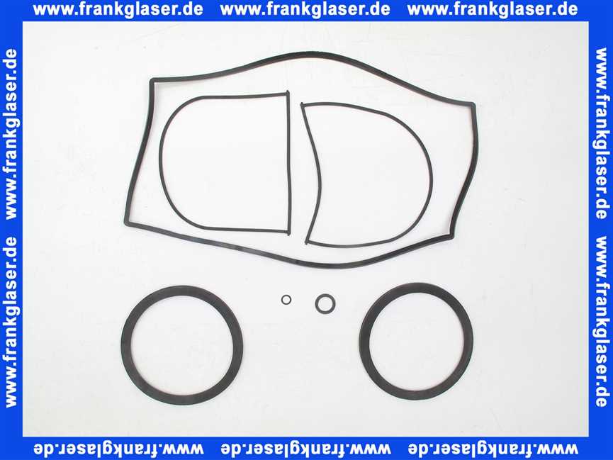 321925 Viega Wartungssatz Dichtungssatz 4987.39 in 150mm Gummi schwarz