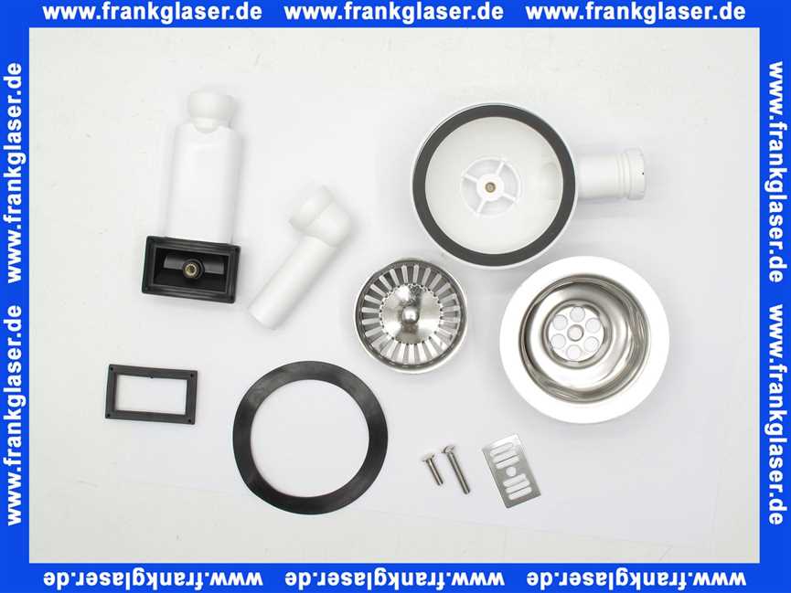 325107 Viega Ab- und Überlaufgarnitur für Spülen mit 90 mm Ablaufloch