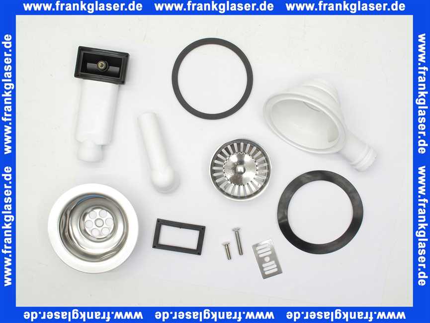 325107 Viega Ab- und Überlaufgarnitur für Spülen mit 90 mm Ablaufloch