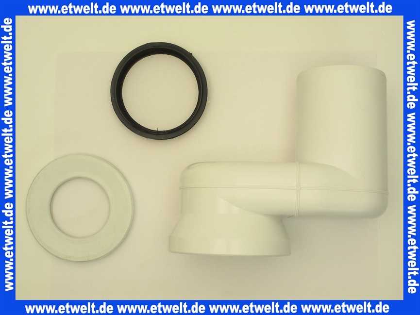 340780 Viega Versprungbogen 90° für Rohrversprung innerhalb des Bodenaufbaus, alle Abwasserrohrwerkstoffe, nicht geeignet für WC-Keramik, 4,5 l, Ausstattung: Lippendichtung, Profildichtung DN 100 120 mm