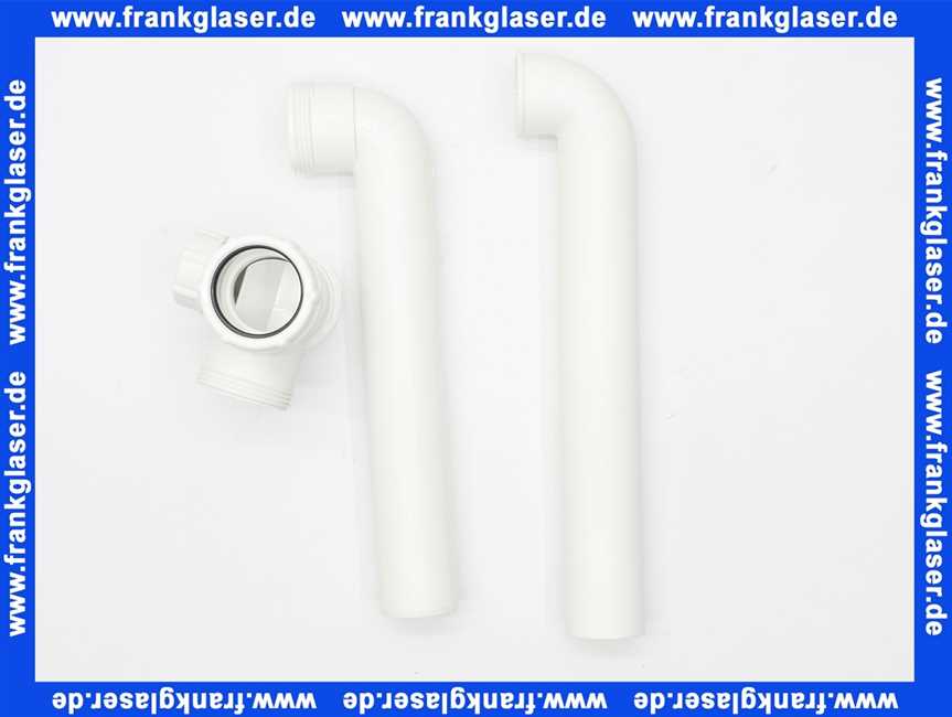 444853 Viega Ablaufverbindung für Doppelspüle, Kunststoff, Ablauf zentrisch, Abwasserschlauchanschluss, Höhenausgleichstück, Höhenverstellung, 1 1/2 Zoll, Maß 180-600, Modell 792.3