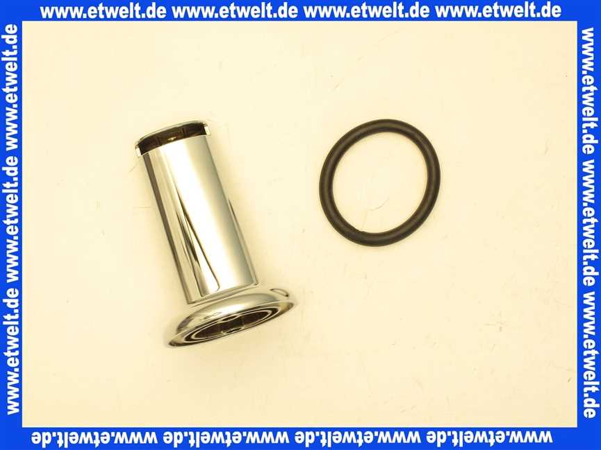 446642 Viega Standrohr verchromt für Domoplex mit 52 mm Ablaufloch