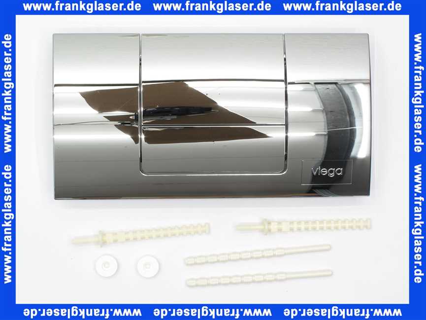 449018 Viega Betätigungsplatte Standard Modell 8180.1, Kunststoff verchromt