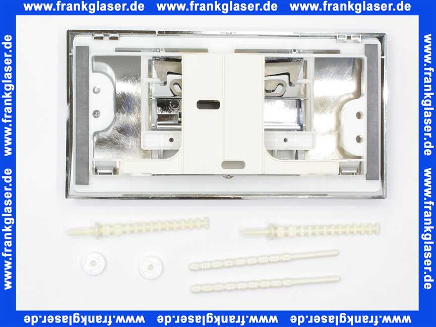 449018 Viega Betätigungsplatte Standard Modell 8180.1, Kunststoff verchromt