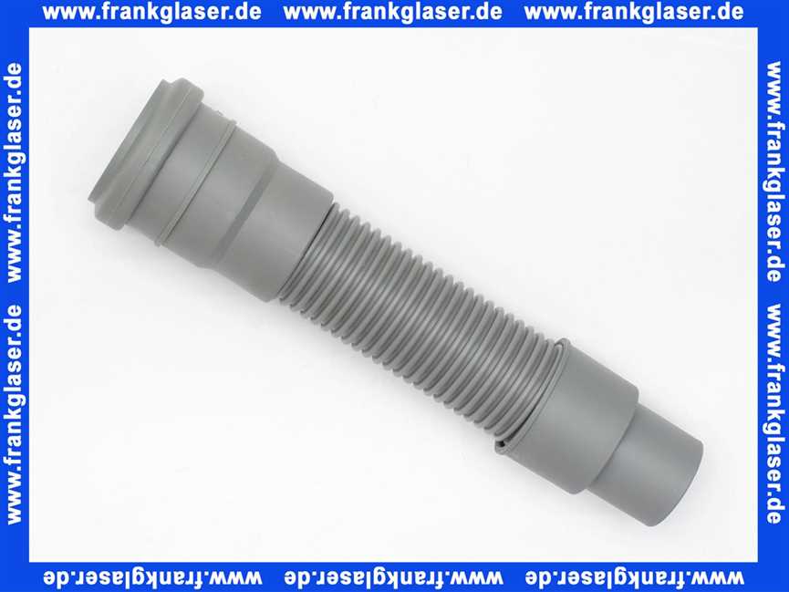 460761 Viega Ablaufrohr flexibel, Dichtung, Durchmesser 50/40, L 250, Modell 3892