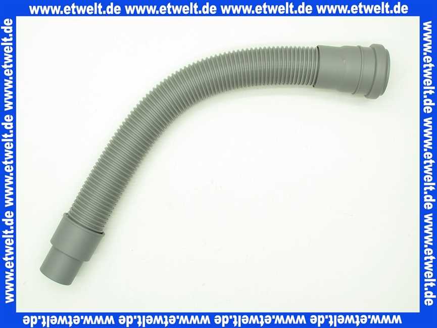 460778 Viega Ablaufrohr flexibel, Dichtung, Durchmesser 50/40, L 500, Modell 3892