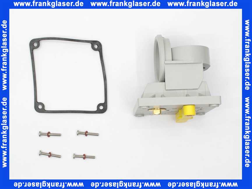 481261 Viega Handbetätigung mit gelbem Drehgriff und Absperrung mit Dichtung und Befestigungsschrauben für Optifix 3 alt ab Baureihe 1990 Modell 4988.90