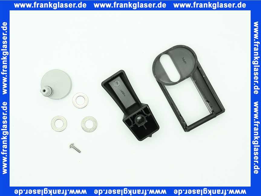 481803 Viega Grundfix Handbetätigung mit schwarzem Drehgriff