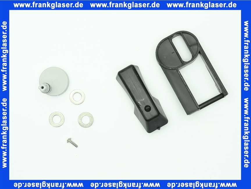 481803 Viega Grundfix Handbetätigung mit schwarzem Drehgriff