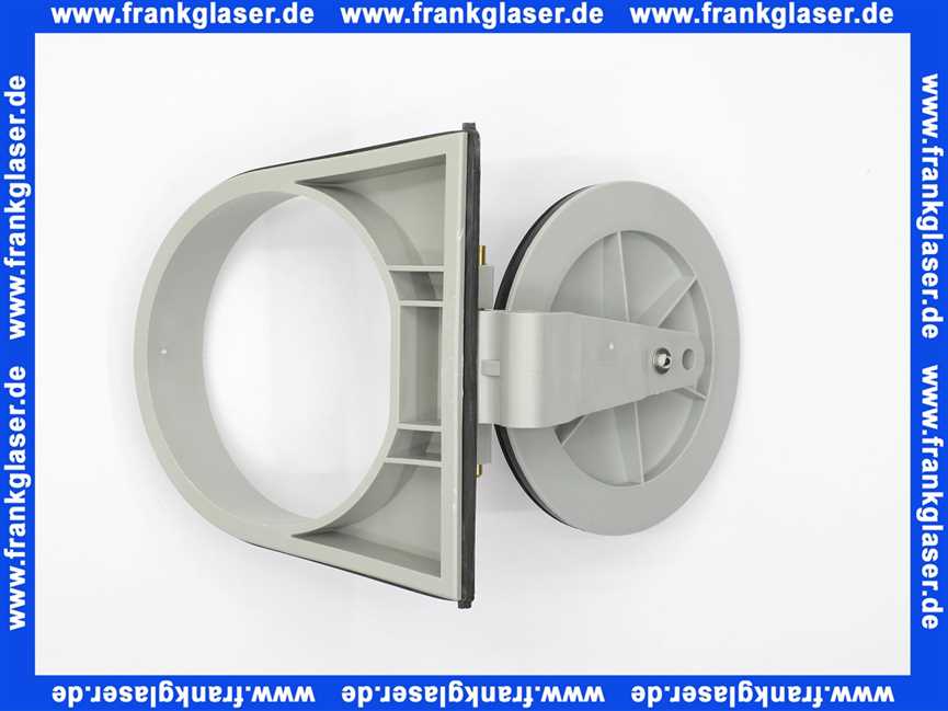 483784 Viega Pendelklappe 4987.340 in DN100/125 Kunststoff grau