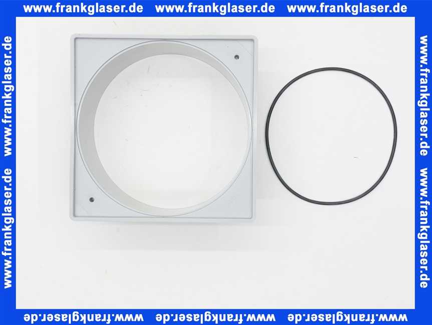 534523 Viega Aufsatzrahmen 4922.4 in 150x150mm Kunststoff grau
