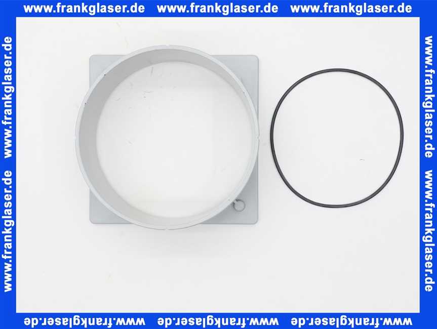 534523 Viega Aufsatzrahmen 4922.4 in 150x150mm Kunststoff grau