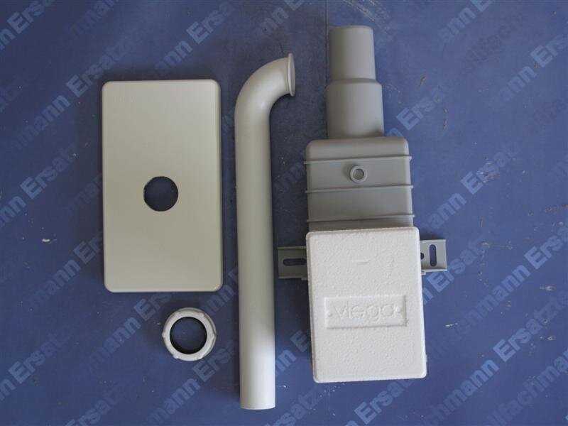 553760 Viega Geruchverschluss 5633.2 in G1 1/4 x DN40/50 Ku weiß RAL 9010