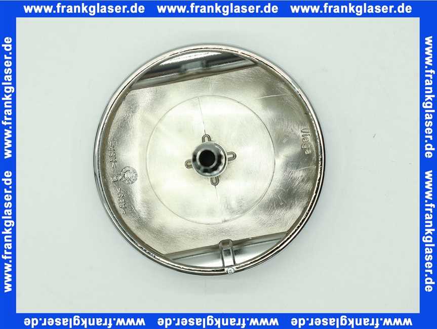 554118 Viega Drehgriff Visign M2 R2-Rosette zur Multiplex und Rotaplex verchromt