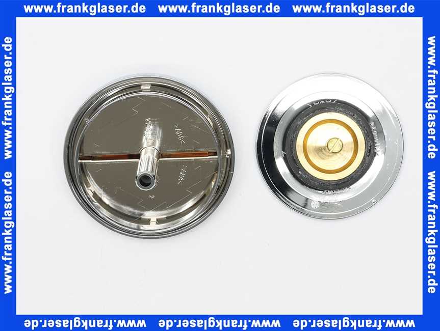 576325 Viega Multiplex-Ausstattungsset Visign M3 für Ab-/Überlauf-Funktionseinheit, Ausstattung Drehrosette, Ventilkegel Modell 6154.0 verchromt