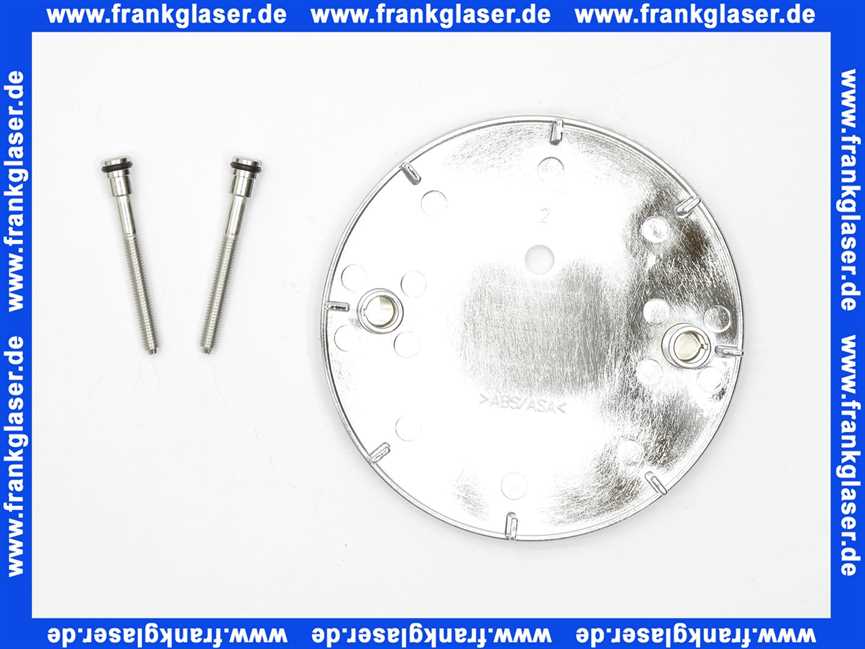 581633 Viega Temposet Ausstattungsset Deckel Abdeckung verchromt Durchmesser 11,2 cm