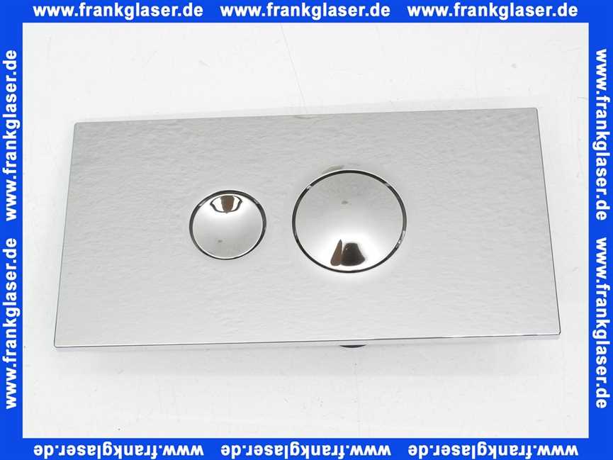 596323 Viega Betätigungsplatte Visign Style 10 Modell 8315.1, Kunststoff verchromt