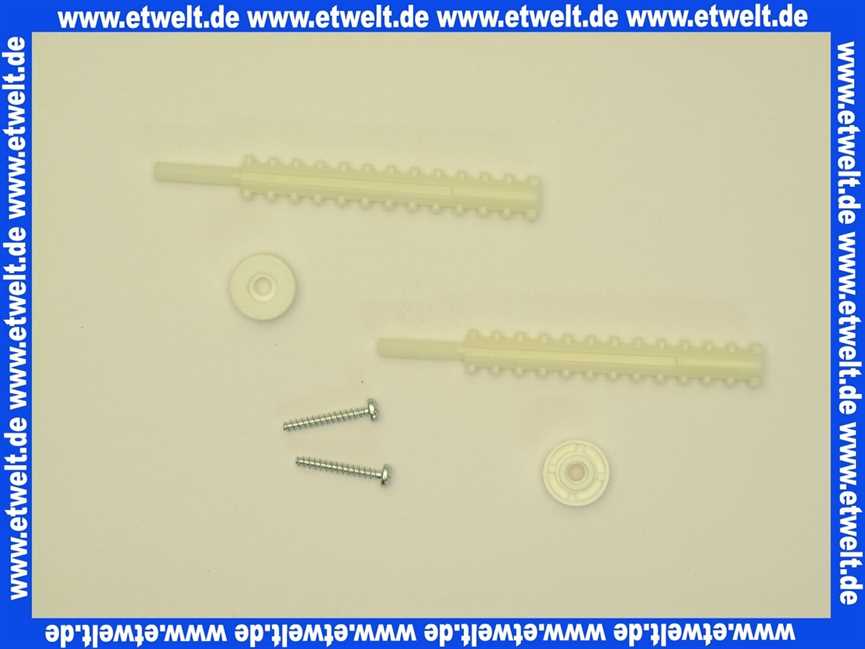 605575 Viega Gewindebolzensatz Befestigungssatz 8250.1 in Kunststoff